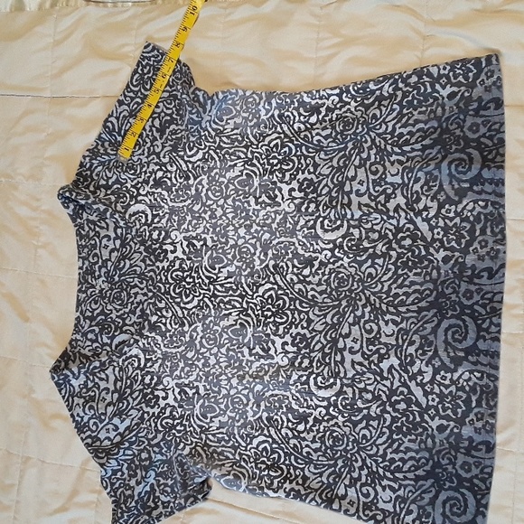Style & Co Tie Dyed Top Gray Size 2X - Picture 4 of 6